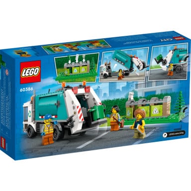 LEGO 60386 City Ciężarówka recyklingowa – zdjęcie