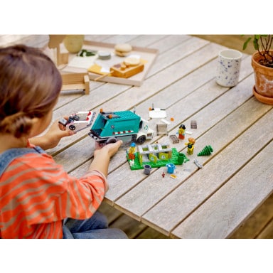 LEGO 60386 City Ciężarówka recyklingowa – zdjęcie