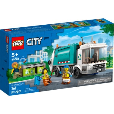 LEGO 60386 City Ciężarówka recyklingowa – zdjęcie