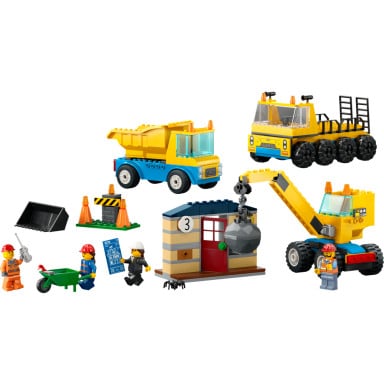 LEGO 60391 City Ciężarówki i dźwig z kulą wyburzeniową – zdjęcie