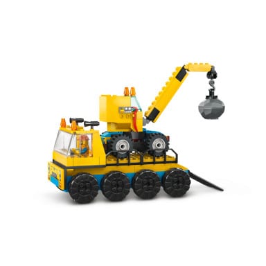 LEGO 60391 City Ciężarówki i dźwig z kulą wyburzeniową – zdjęcie