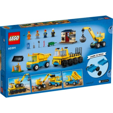 LEGO 60391 City Ciężarówki i dźwig z kulą wyburzeniową – zdjęcie
