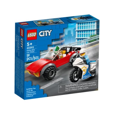 LEGO 60392 City Motocykl policyjny – pościg za samochodem – zdjęcie