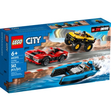 LEGO 60395 City Wielki zestaw wyścigowy – zdjęcie