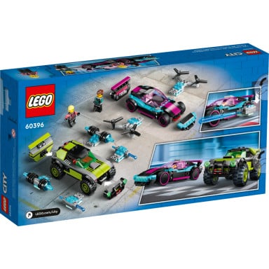 LEGO 60396 City Podrasowane samochody wyścigowe – zdjęcie