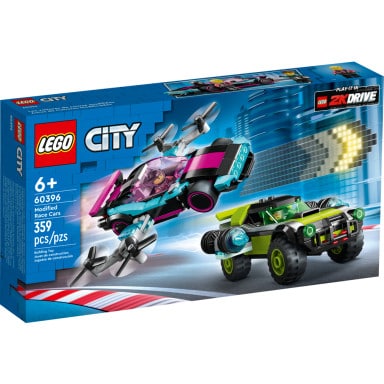 LEGO 60396 City Podrasowane samochody wyścigowe – zdjęcie
