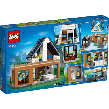LEGO 60398 City Domek rodzinny i samochód elektryczny – zdjęcie