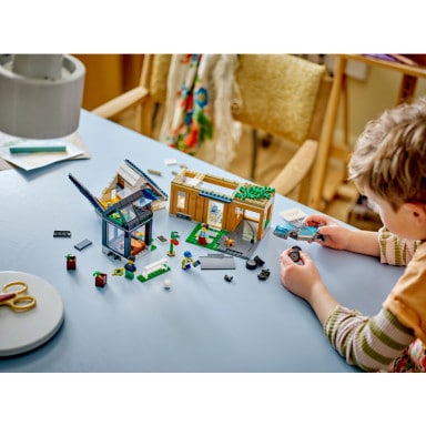 LEGO 60398 City Domek rodzinny i samochód elektryczny – zdjęcie