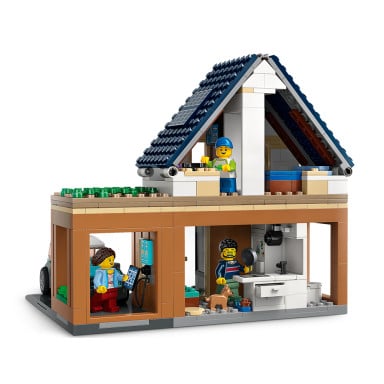 LEGO 60398 City Domek rodzinny i samochód elektryczny – zdjęcie