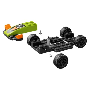 LEGO 60399 City Zielony samochód wyścigowy – zdjęcie