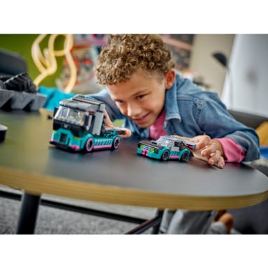 LEGO 60406 City Samochód wyścigowy i laweta – zdjęcie