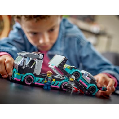 LEGO 60406 City Samochód wyścigowy i laweta – zdjęcie