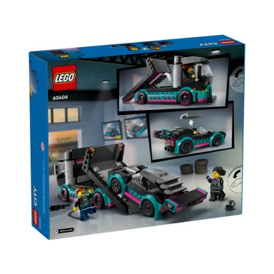 LEGO 60406 City Samochód wyścigowy i laweta – zdjęcie