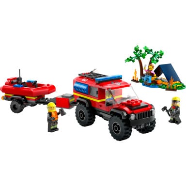 LEGO 60412 City Terenowy wóz strażacki z łodzią ratunkową – zdjęcie