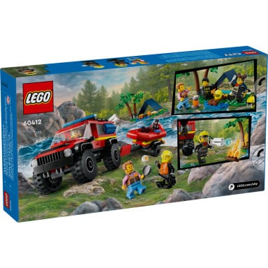 LEGO 60412 City Terenowy wóz strażacki z łodzią ratunkową – zdjęcie