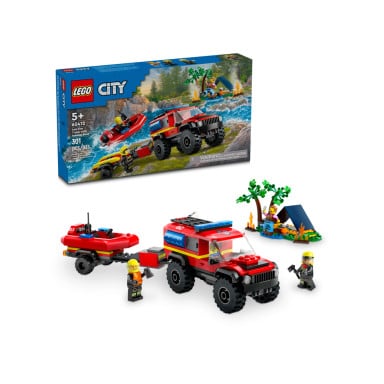 LEGO 60412 City Terenowy wóz strażacki z łodzią ratunkową – zdjęcie