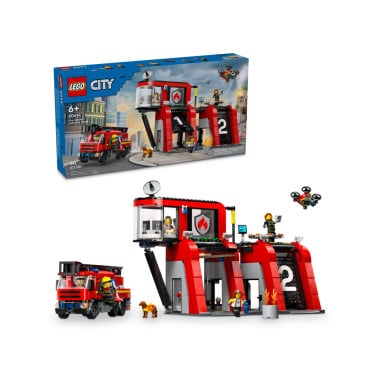 LEGO 60414 City Remiza strażacka z wozem strażackim – zdjęcie
