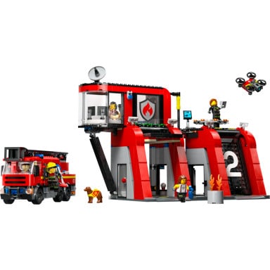 LEGO 60414 City Remiza strażacka z wozem strażackim – zdjęcie