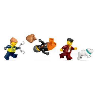 LEGO 60417 City Policyjna motorówka i kryjówka złodziejaszków – zdjęcie
