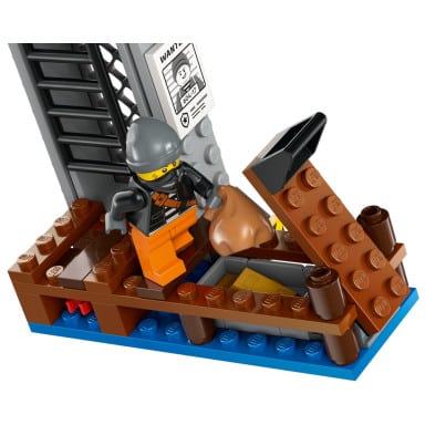 LEGO 60417 City Policyjna motorówka i kryjówka złodziejaszków – zdjęcie