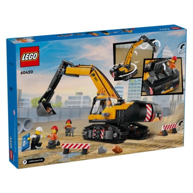 LEGO 60420 City Żółta koparka – zdjęcie