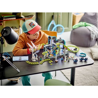 LEGO 60421 City Park Świat Robotów z rollercoasterem – zdjęcie