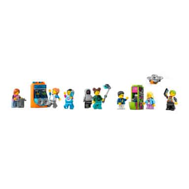 LEGO 60421 City Park Świat Robotów z rollercoasterem – zdjęcie