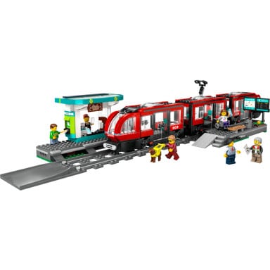 LEGO 60423 City Tramwaj miejski ze stacją – zdjęcie