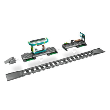 LEGO 60423 City Tramwaj miejski ze stacją – zdjęcie