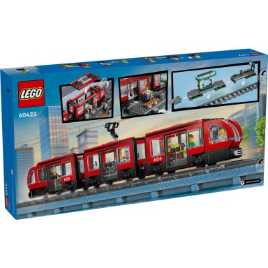 LEGO 60423 City Tramwaj miejski ze stacją – zdjęcie