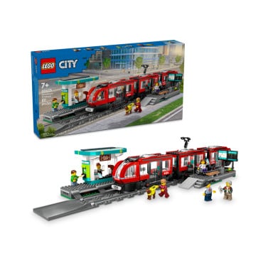 LEGO 60423 City Tramwaj miejski ze stacją – zdjęcie