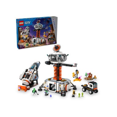 LEGO 60434 City Stacja kosmiczna i stanowisko startowe rakiety – zdjęcie