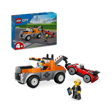 LEGO 60435 City Samochód pomocy drogowej i naprawa sportowego auta – zdjęcie