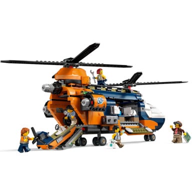 LEGO 60437 City Helikopter badaczy dżungli w bazie – zdjęcie