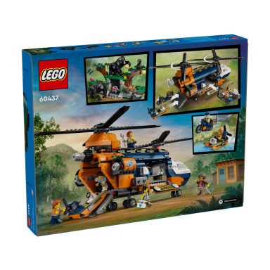 LEGO 60437 City Helikopter badaczy dżungli w bazie – zdjęcie