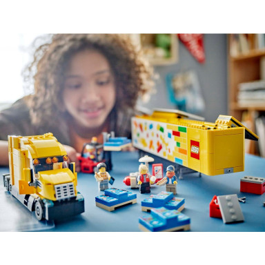 LEGO 60440 City Żółta ciężarówka dostawcza – zdjęcie