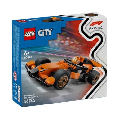 LEGO 60442 City F1 Kierowca i bolid McLaren – zdjęcie