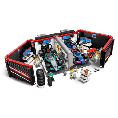 LEGO 60444 City F1 Garaż i bolidy Mercedes-AMG i Alpine – zdjęcie