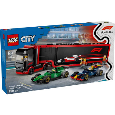 LEGO 60445 City F1 Ciężarówka z bolidami RB20 i AMR24 F1 – zdjęcie