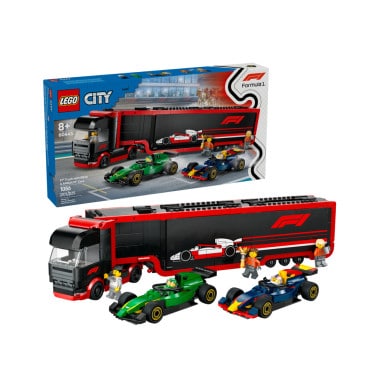 LEGO 60445 City F1 Ciężarówka z bolidami RB20 i AMR24 F1 – zdjęcie