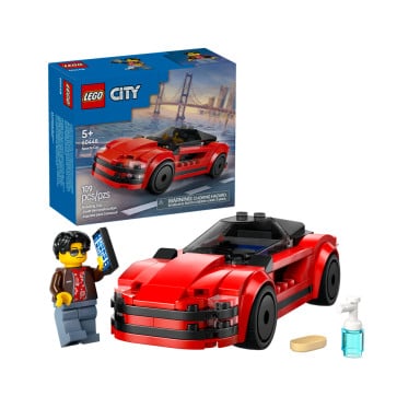 LEGO 60448 City Czerwony samochód sportowy – zdjęcie