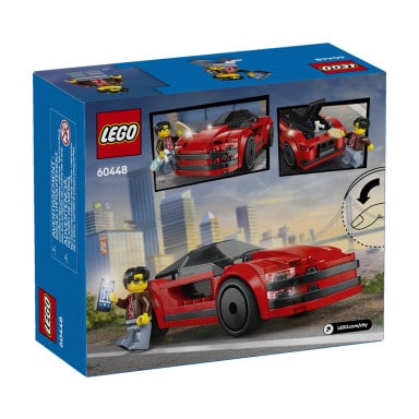 LEGO 60448 City Czerwony samochód sportowy – zdjęcie