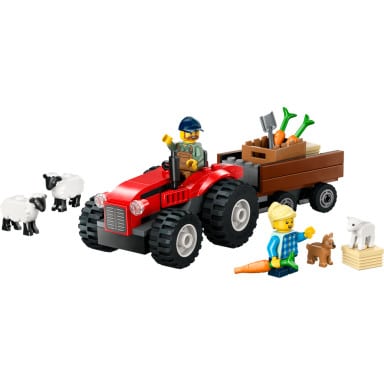 LEGO 60461 City Czerwony traktor z przyczepą i owcą – zdjęcie