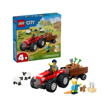 LEGO 60461 City Czerwony traktor z przyczepą i owcą – zdjęcie