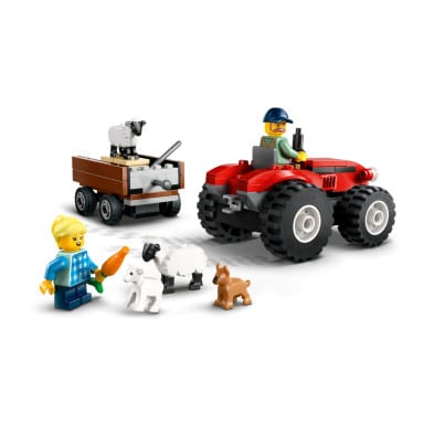 LEGO 60461 City Czerwony traktor z przyczepą i owcą – zdjęcie