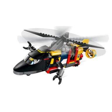 LEGO 60462 City Zestaw z helikopterem, wozem strażackim i łodzią podwodną – zdjęcie