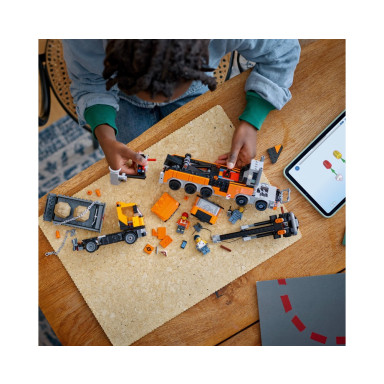 LEGO 60467 City Wóz holowniczy z dźwigiem – zdjęcie