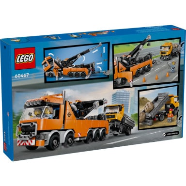 LEGO 60467 City Wóz holowniczy z dźwigiem – zdjęcie