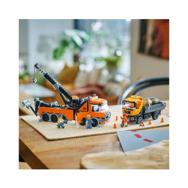 LEGO 60467 City Wóz holowniczy z dźwigiem – zdjęcie