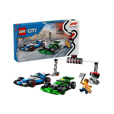 LEGO 60474 City Padok F1 z bolidami VCARB i Sauber – zdjęcie